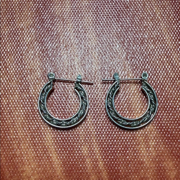 Jewelry - Elegant Silver Hoop Earrings